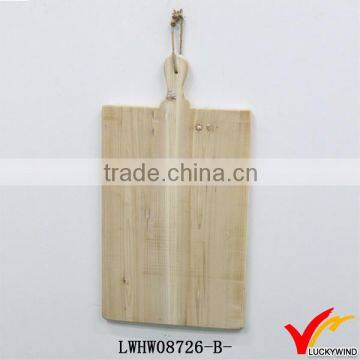 Natural Finish Wooden Handmade Cheese Cutting board