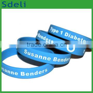 best business souvenir custom made silicon bracelet new jewelry 2016