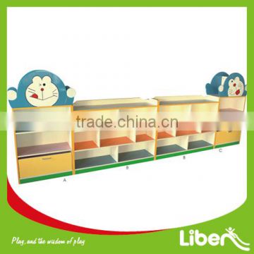 2014 New wooden kids cabinet toy,popular kindergarten furniture children display stand storage set LE.SJ.032