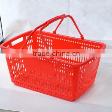 2015 Hot selling Flexible Used Plastic Shopping Basket