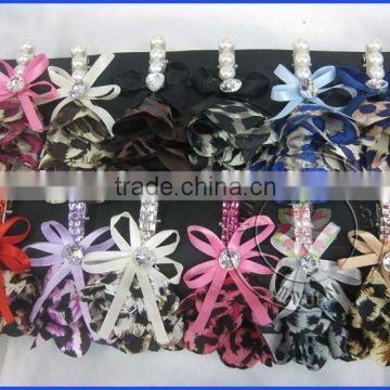 Satin hair clips