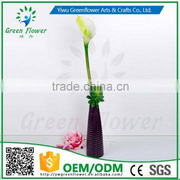 2016 PVC Calla Lily Artificial Flowers Real Touch Home Decorative Flowers Wreaths Flowers Gift for Wedding Party Decoration