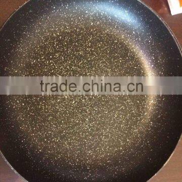 High Quality Aluminum Non-stick Black Marble Fry Pan Skillet Pressed Cookware Kitchenware Set photo-4