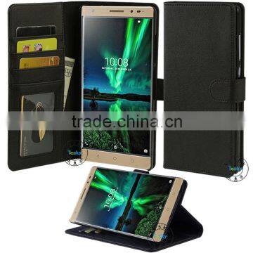 For lenovo phab2 plus Leather Case with Stand Function,high class with cheap price wholesale