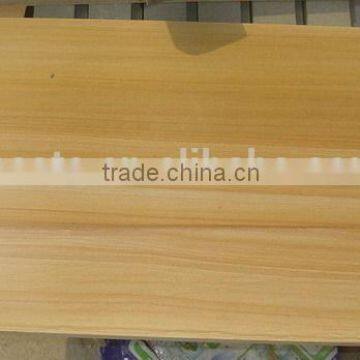 Popular Sandstone--Yellow Wooden Sandstone Tile On Promotion