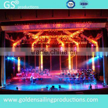 decorative lighting truss concert roof lighting truss