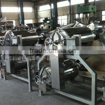 wide output range full stainless steel fruit pulping machine