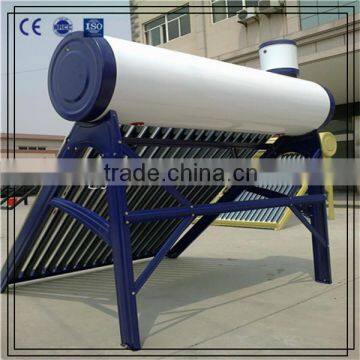 Color Steel Cover Thermo-Siphon Vacuum Tube Solar Water Heater photo-3