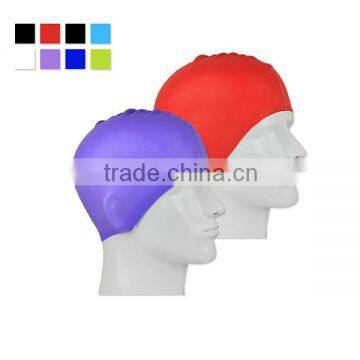 New Fashion Caps Custom Logo Kids Silicone Swim Cap photo-4