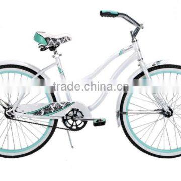 colorful decals popular 26 inch ladies beach cruiser bike