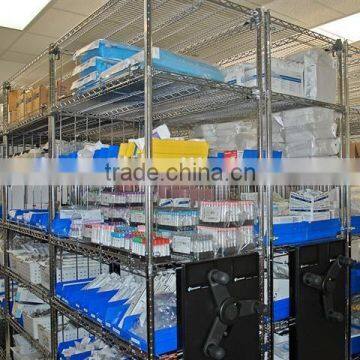 Stainless Steel Wire Shelving for Hospital Storage Use