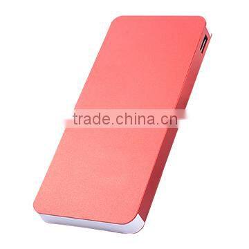 Factory direct high end 8000mAh slim external polymer power bank