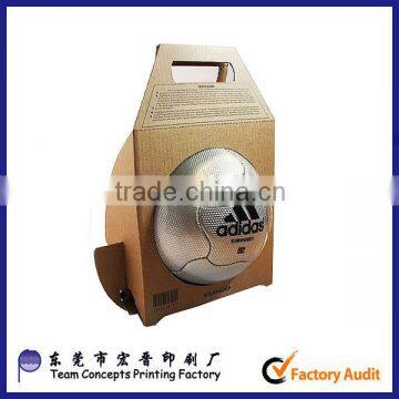 custom packaging corrugated box for football