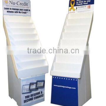 Retail Sales Corrugated Cardboard Display Stands for Greeting Cards