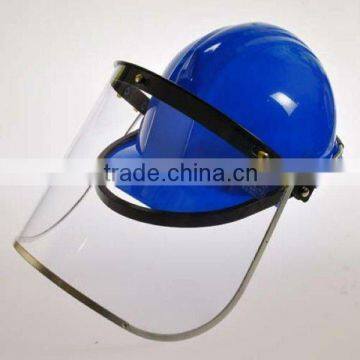 2016 hot selling helmet face shield CE approved PC clear visor,safety helmet face shield