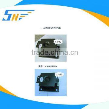 Truck parts,truck chassis spare parts,rubber bearing,rubber support assembly AZ9725520278