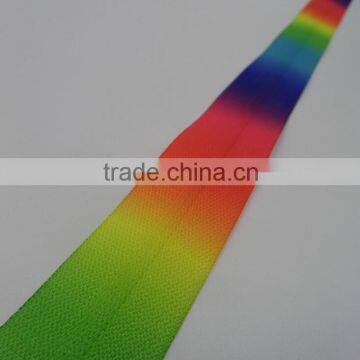 Latest Fancy Different Types stone zipper no .4.2 double thread close end auto lock color