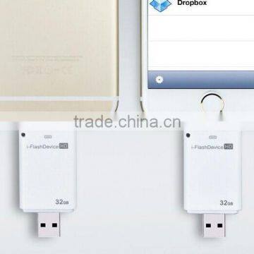 2016 Hot Selling Promotional I-Flash Drive OTG for Iphone/ipad/ipod USB Flash Drive