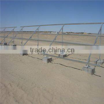 high quality Aluminum Solar panel ground mount system ground solar panel mounting structure