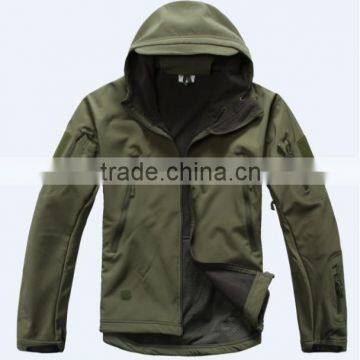 Uniseason Men Khaki Military Jacket