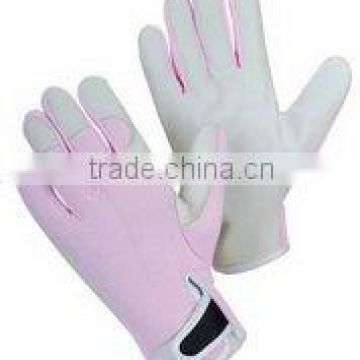 goat grain leather glove