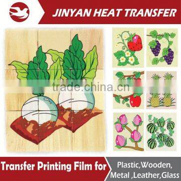 pet heat transfer printing film for wooden des