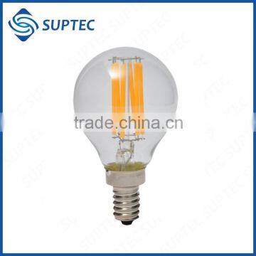 4W 400-440LM 2700K E14 G45 Filament LED Globe Applicable For Chandelier Pendant Lamp
