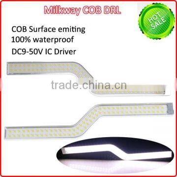 DRL Day Time Running Light DC 9-50V CobFull Surface Light Emitting photo-6