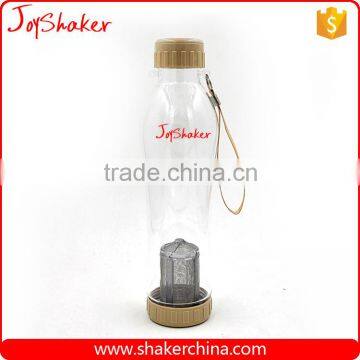 Custom 700ML Tea Water Bottle with Tea Infuser with Net Sleeve