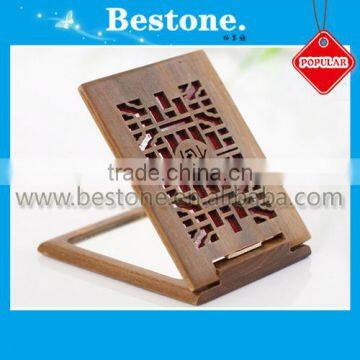 Ladies Makeup Foldable Wood Mirror