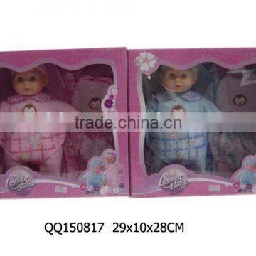 12 inch lovely baby doll-boy&girl