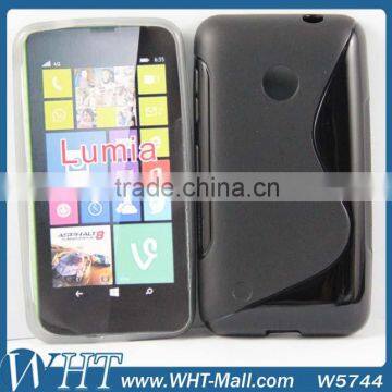 S Shape Line Gel TPU Case For Nokia Lumia 530 Factory Price