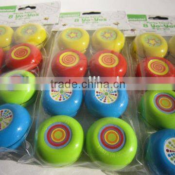 Promotinal plastic CHEAP mini HOT Yoyo ball with sticker yoyo ball retractable yoyo ball soft rubber yoyo ball super