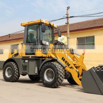 Wheel Loader ZL16 with snow blade pallet fork WL160