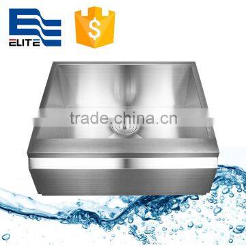 Apron front sink single bowl stainless steel for farm house