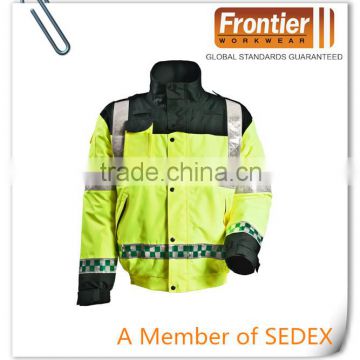 Hi Visibility Bomber Jacket With GP340