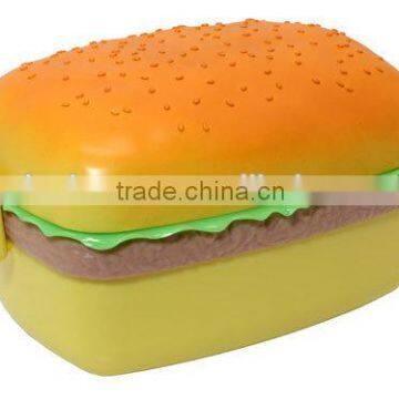 Hamburger Lunch Box,Cute Burger lunch box square type