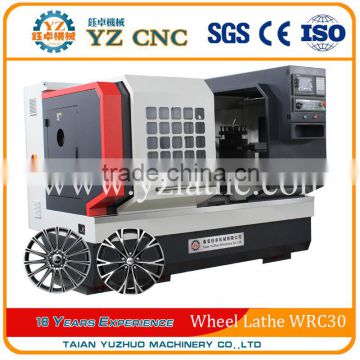 Alloy wheel cnc machining for lathe and cnc lathe WRC30