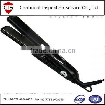 Electric hair straightener,inspection services,final random inspection,testings,loading supervision,factory audit,QC inspectors
