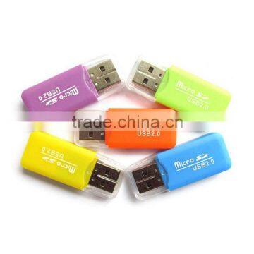 Factory Price High quality Mini size usb 2.0 card reader for Raspberry Pi