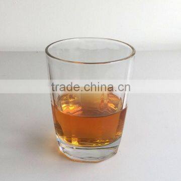 300ml heavy base clear glass whisky glasses