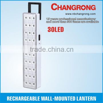 cheap outdoor rechargeable wall mounted led light