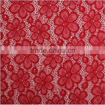 TH-8826 jacquard knitting spandex lace fabric african lace for curtains