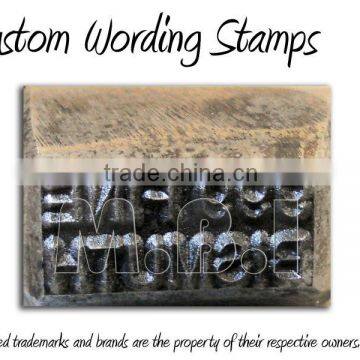 Metal Stamps, Logo Stamps, Leather Stamps 1inch