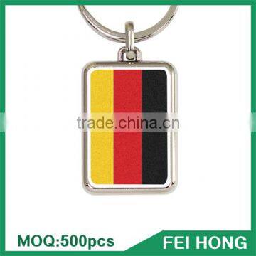 New design custom printing germany flag souvenir giveaway printable keychain