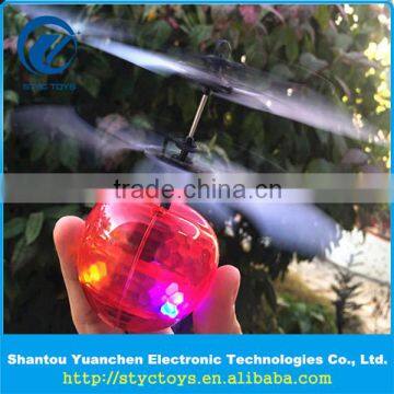 Infrared induction flyingball RC mini model UFO With Colorful Light Flying Ball Helicopter