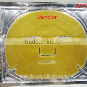 Mendior Newest Hot sale 24K gold facial mask crystal collagen face mask Wholesale and support OEM