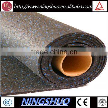 Trade Assurance high density rubber mat roll, noise reduction crossfit flooring