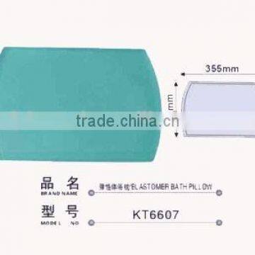 Colourful Eco-friendly High-elasticity PU Bath Pillow photo-2