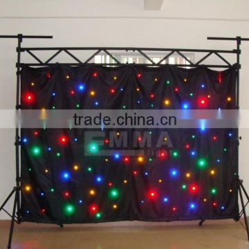 LED DMX RGB star curtain wedding curtain Romatic curtain